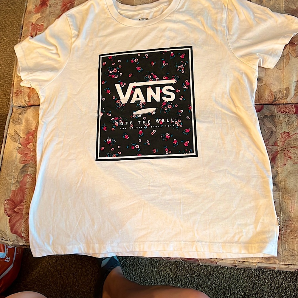 White XL Vans T-Shirt